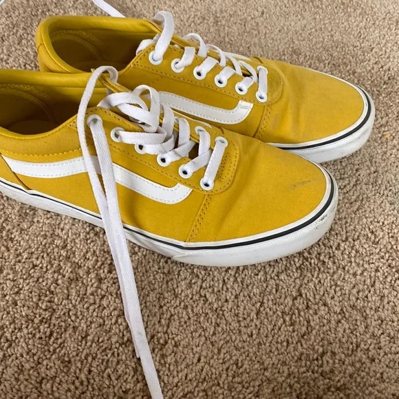 Vans Size All Yellow Vans Vans Old Skool Yellow Leather Womens